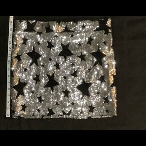 Black and Silver Mini Skirt